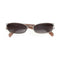 Perez / Silver Metal & Gradient Grey Lens